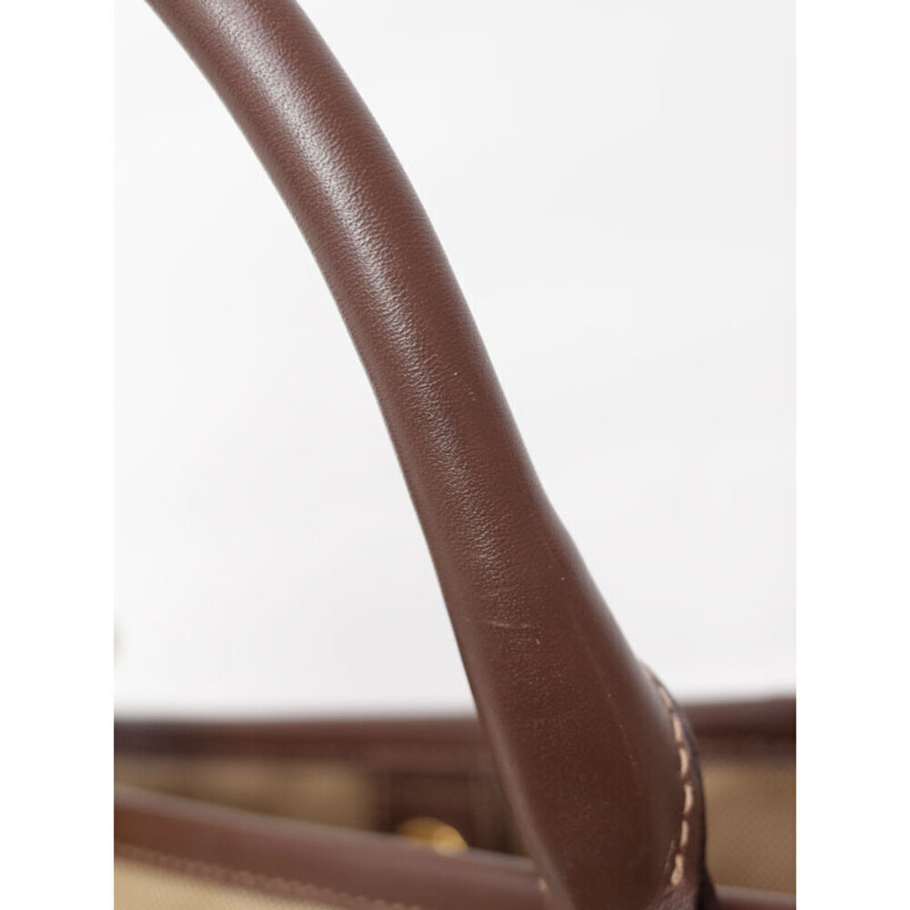 Prada Logo Jacquard 2Way handbag Tan Brown - Picture 9 of 9